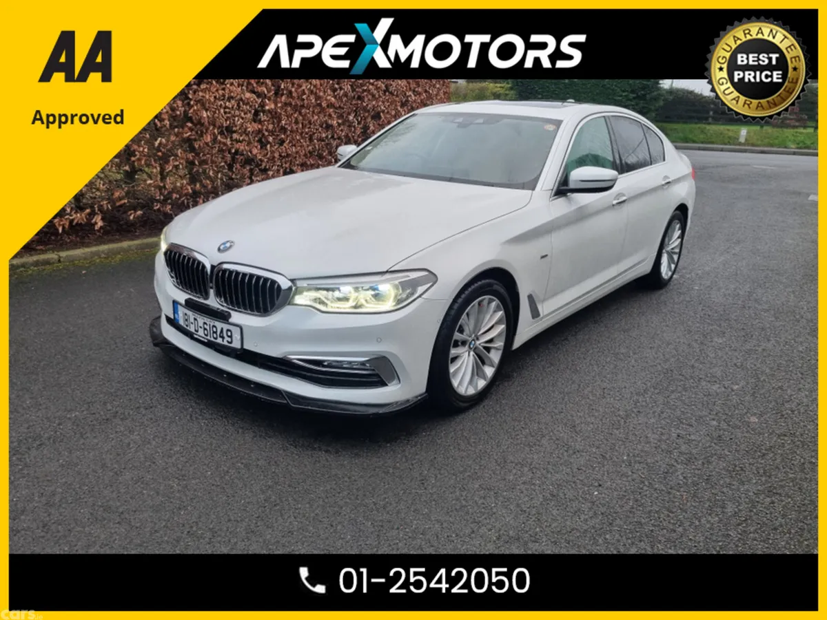 BMW 5-Series Saloon, Diesel, 2018, White