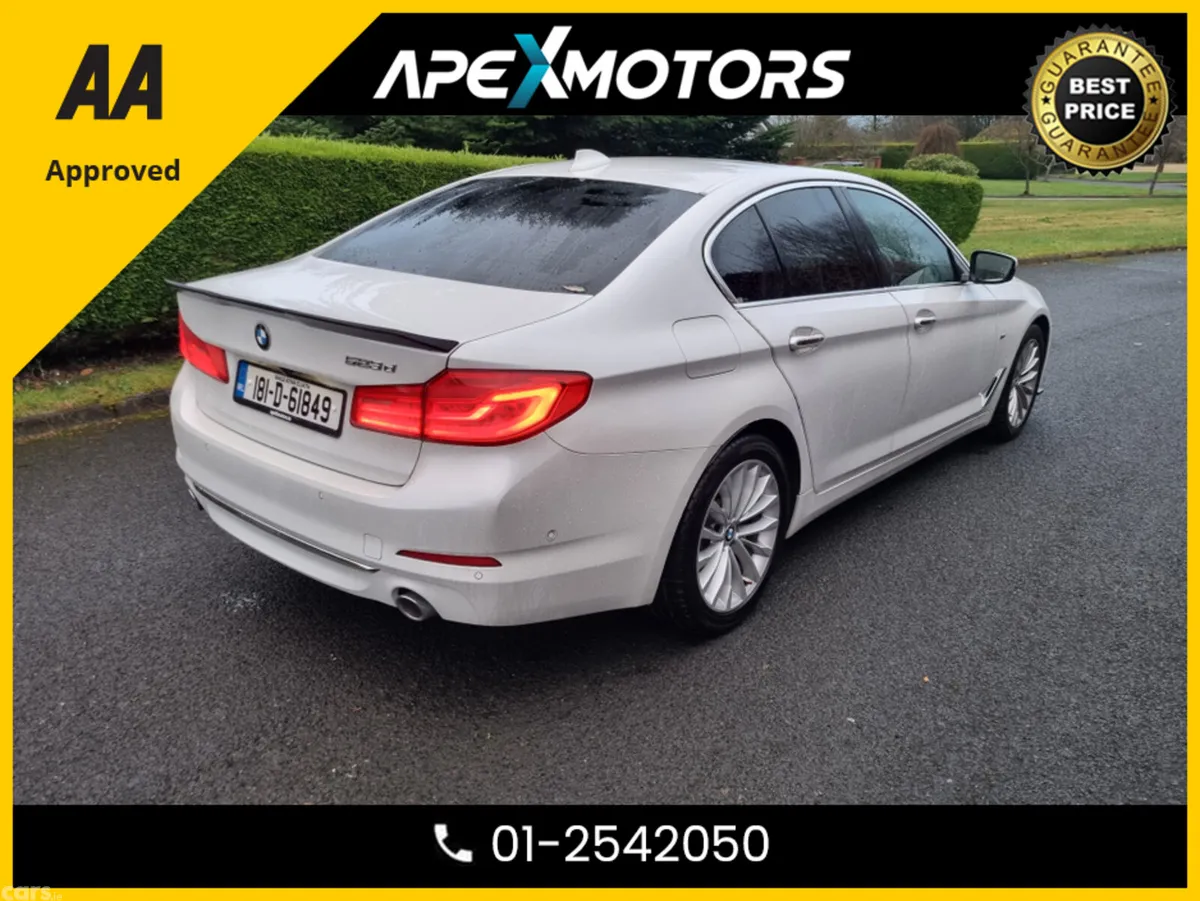 BMW 5-Series Saloon, Diesel, 2018, White