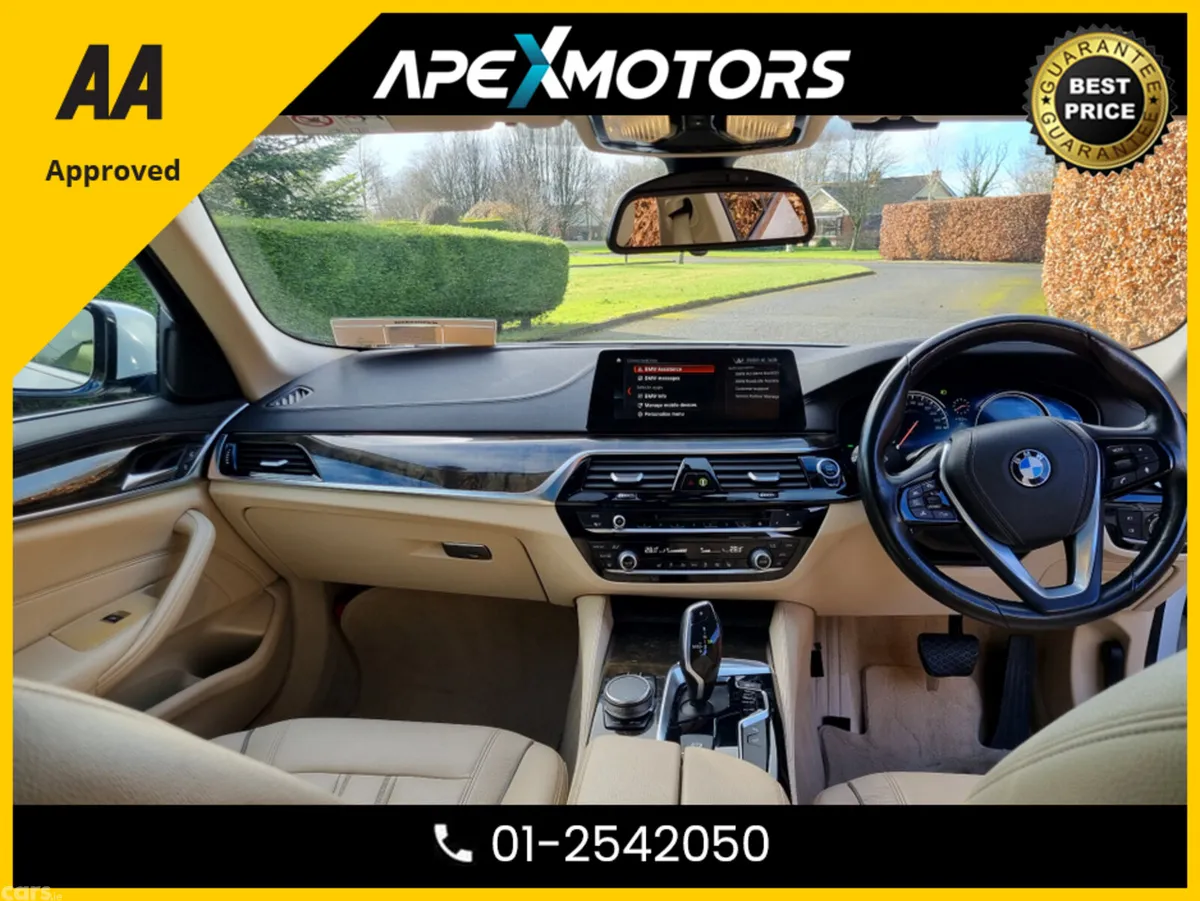 BMW 5-Series Saloon, Diesel, 2018, White