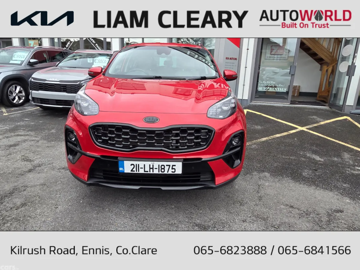 Kia Sportage MPV, Diesel Hybrid, 2021, Red
