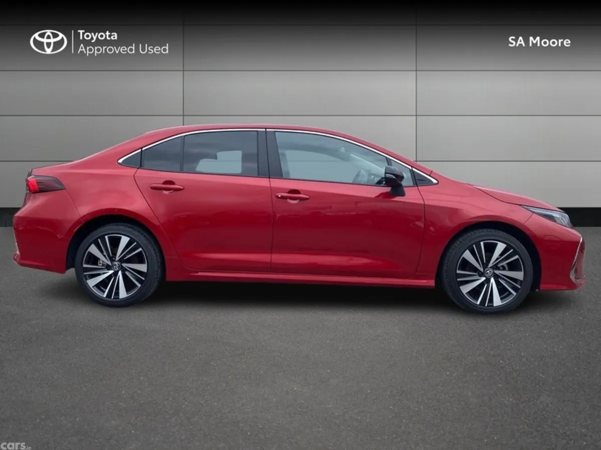Toyota Corolla Saloon, Petrol Hybrid, 2025, Red