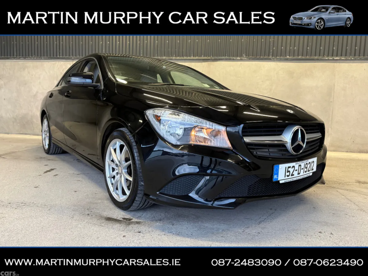 Mercedes-Benz CLA Saloon, Petrol, 2015, Black