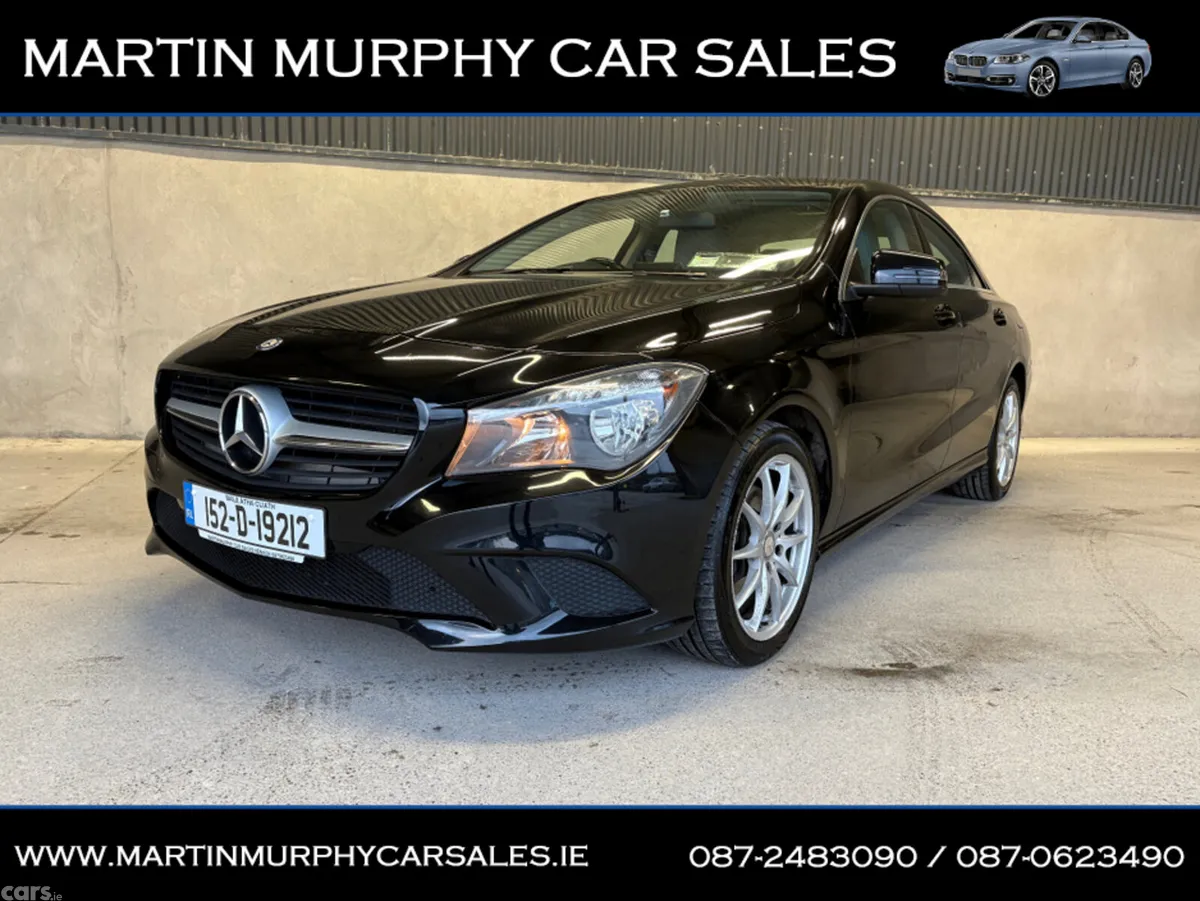Mercedes-Benz CLA Saloon, Petrol, 2015, Black