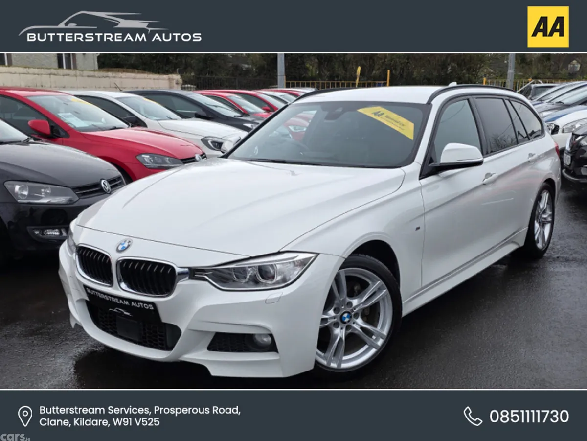 BMW 3-Series Estate, Diesel, 2014, White