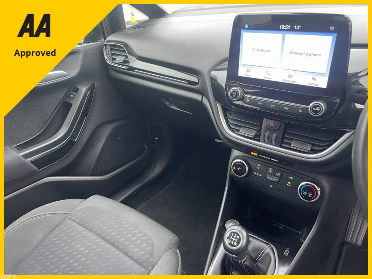 Ford Fiesta Hatchback, Petrol, 2019, Black