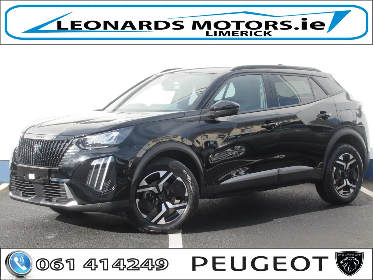 Peugeot 2008 SUV, Petrol Hybrid, 2026, Black