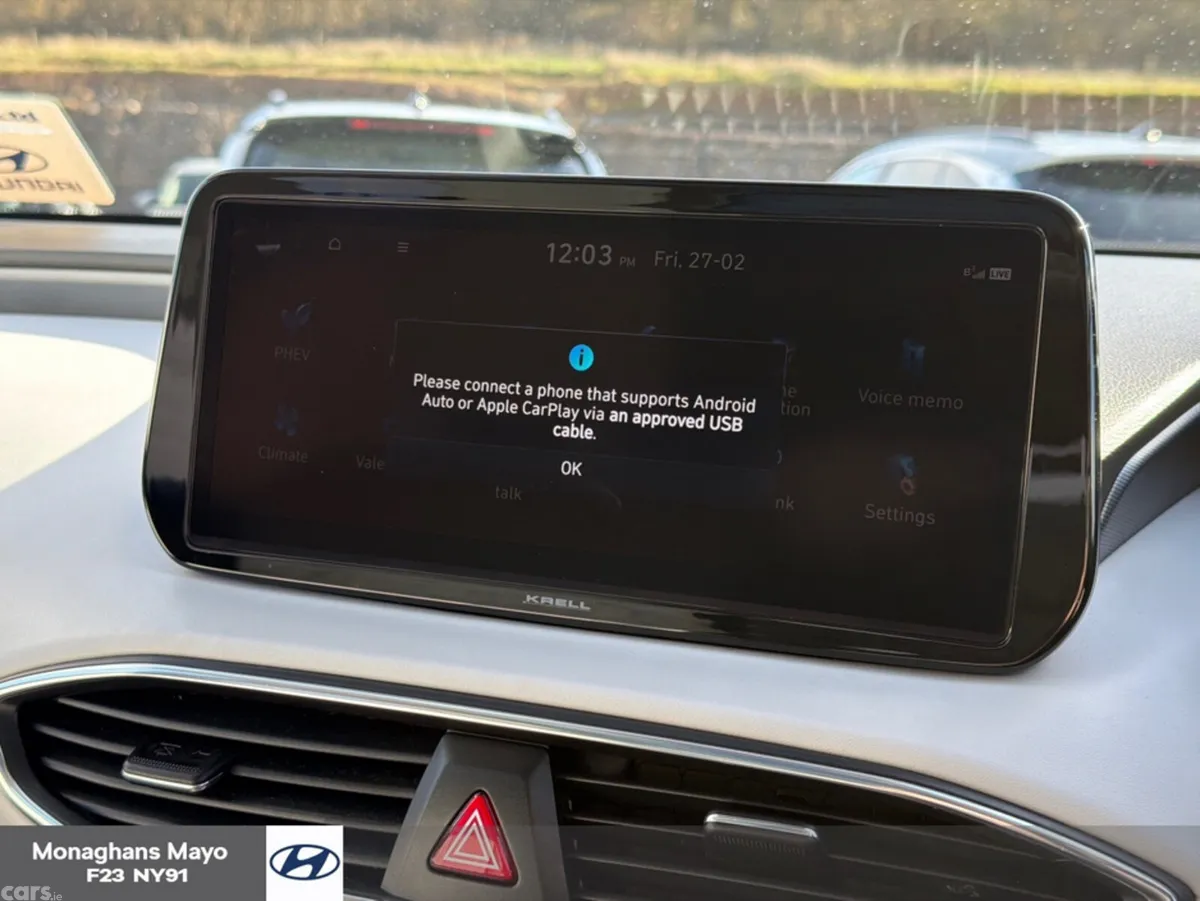 Hyundai Santa Fe SUV, Petrol Plug-in Hybrid, 2023, Grey