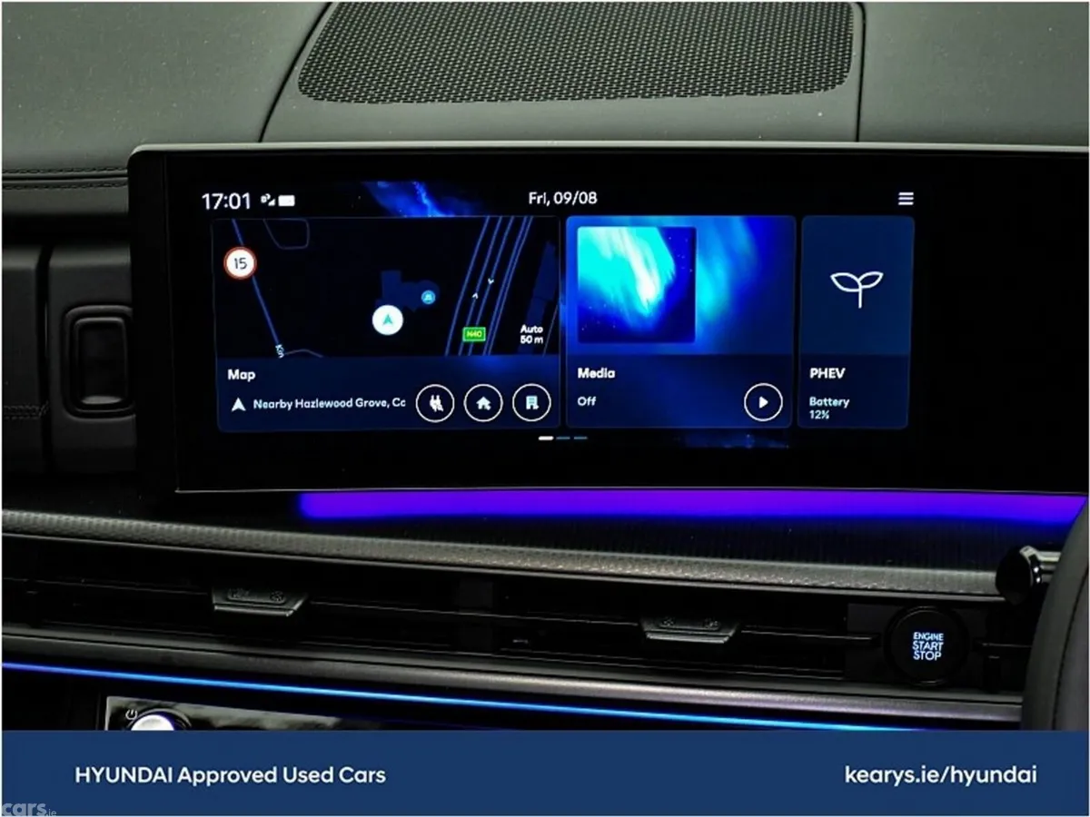 Hyundai Santa Fe SUV, Petrol Plug-in Hybrid, 2025, Black