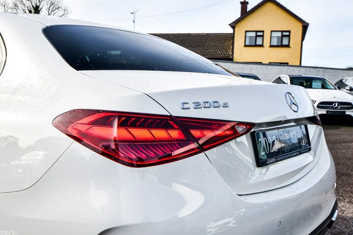 Mercedes-Benz C-Class Saloon, Diesel Hybrid, 2023, White