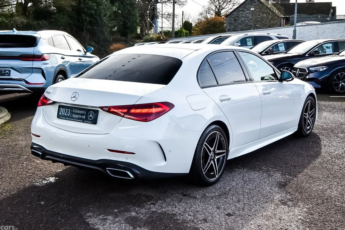 Mercedes-Benz C-Class Saloon, Diesel Hybrid, 2023, White