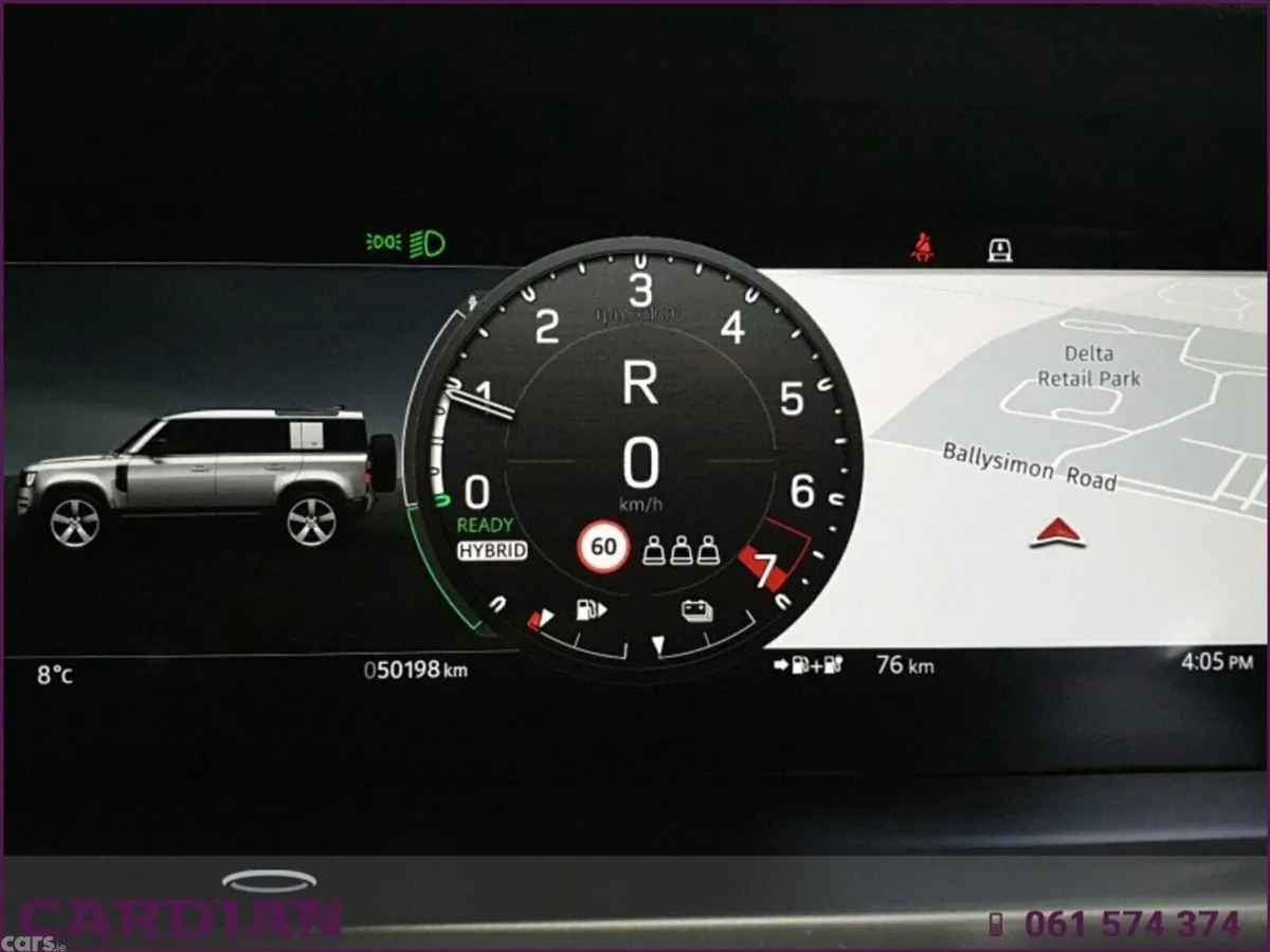 Land Rover Defender SUV, Petrol Plug-in Hybrid, 2023, Black
