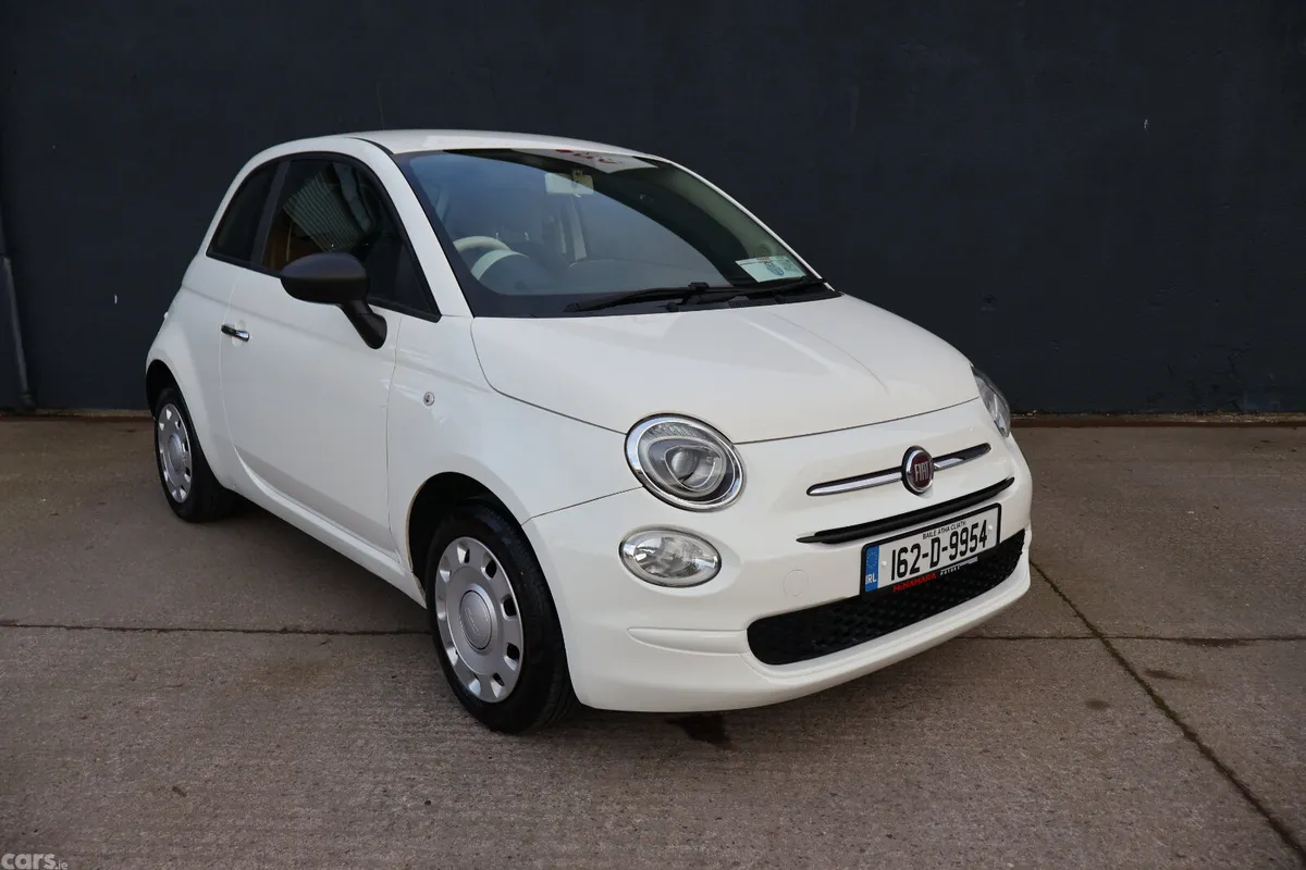 Fiat 500 Hatchback, Petrol, 2016, White