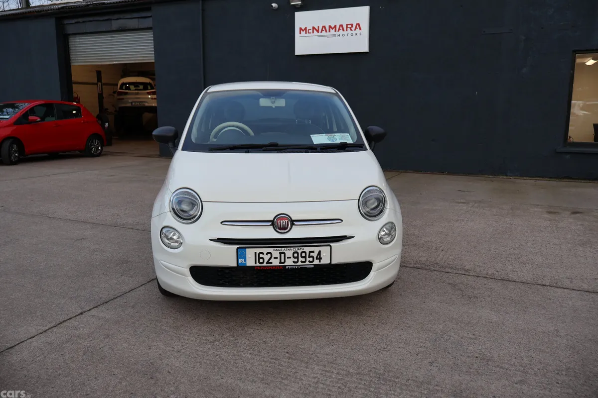Fiat 500 Hatchback, Petrol, 2016, White