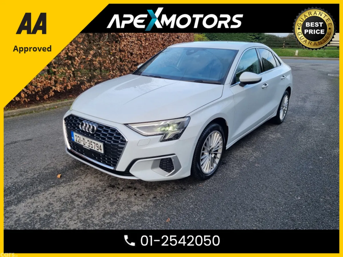Audi A3 Saloon, Petrol, 2022, White