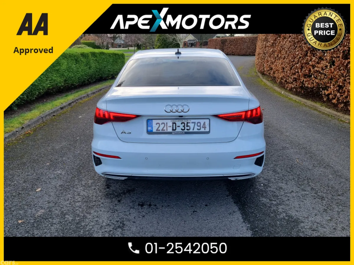 Audi A3 Saloon, Petrol, 2022, White