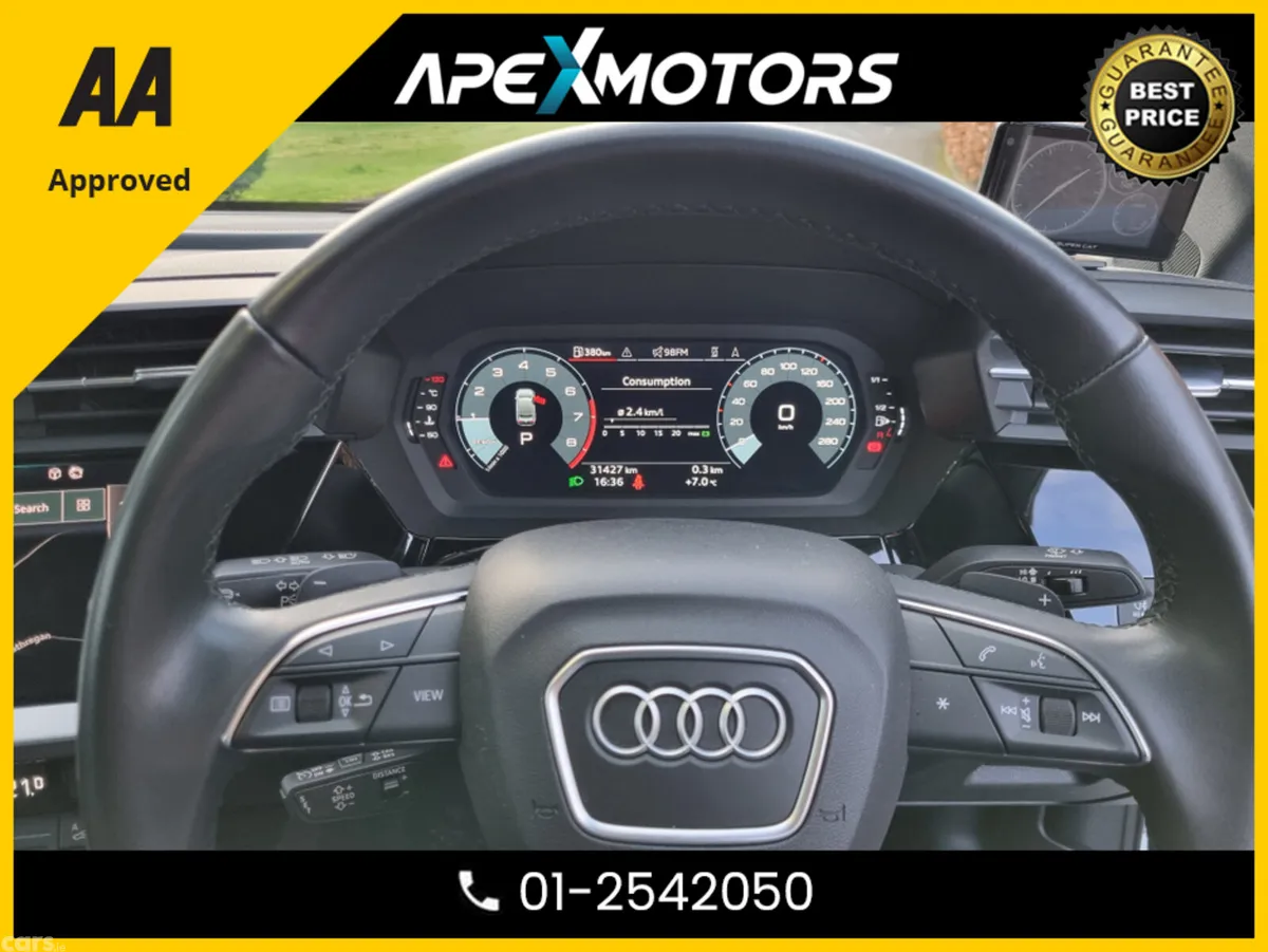 Audi A3 Saloon, Petrol, 2022, White