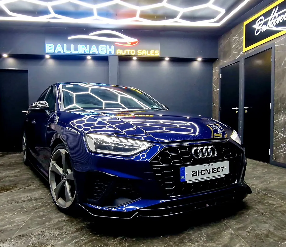 Audi A4 Saloon, Diesel, 2021, Blue