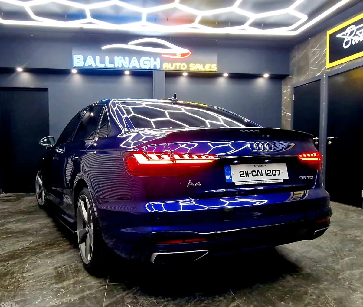 Audi A4 Saloon, Diesel, 2021, Blue