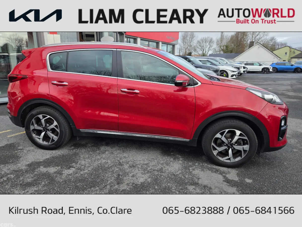 Kia Sportage MPV, Diesel Hybrid, 2020, Red
