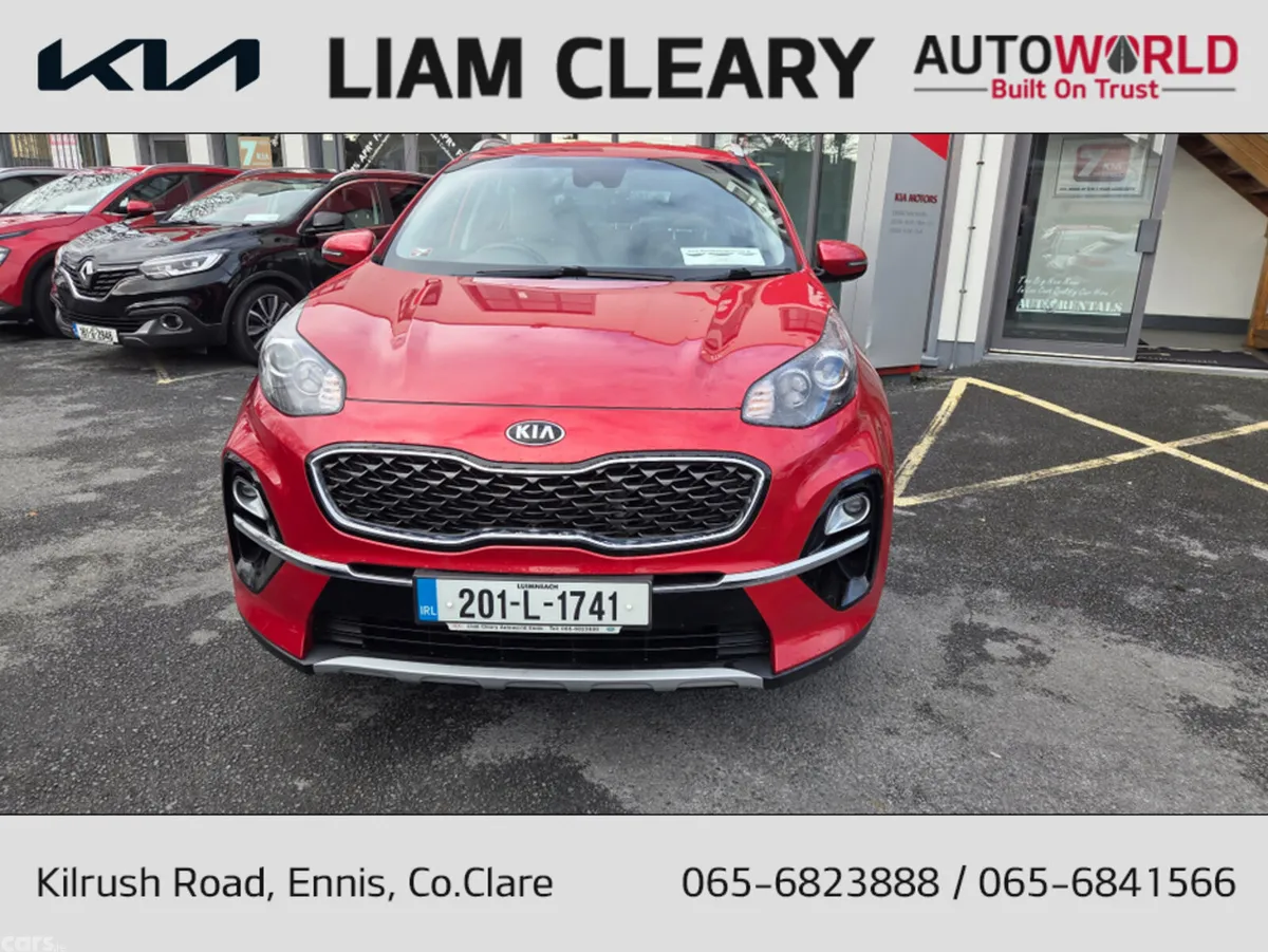 Kia Sportage MPV, Diesel Hybrid, 2020, Red