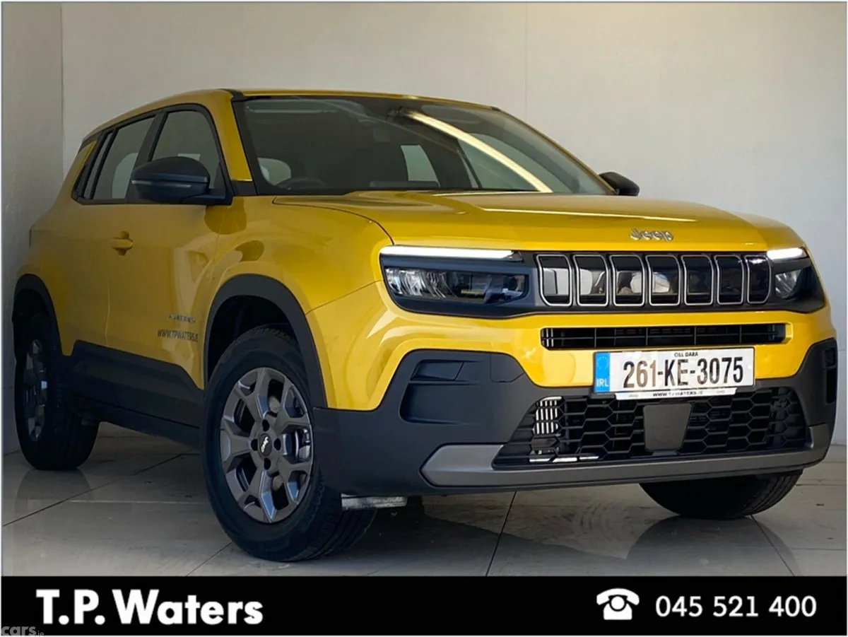 Jeep Avenger Hatchback, Petrol Hybrid, 2026, Yellow