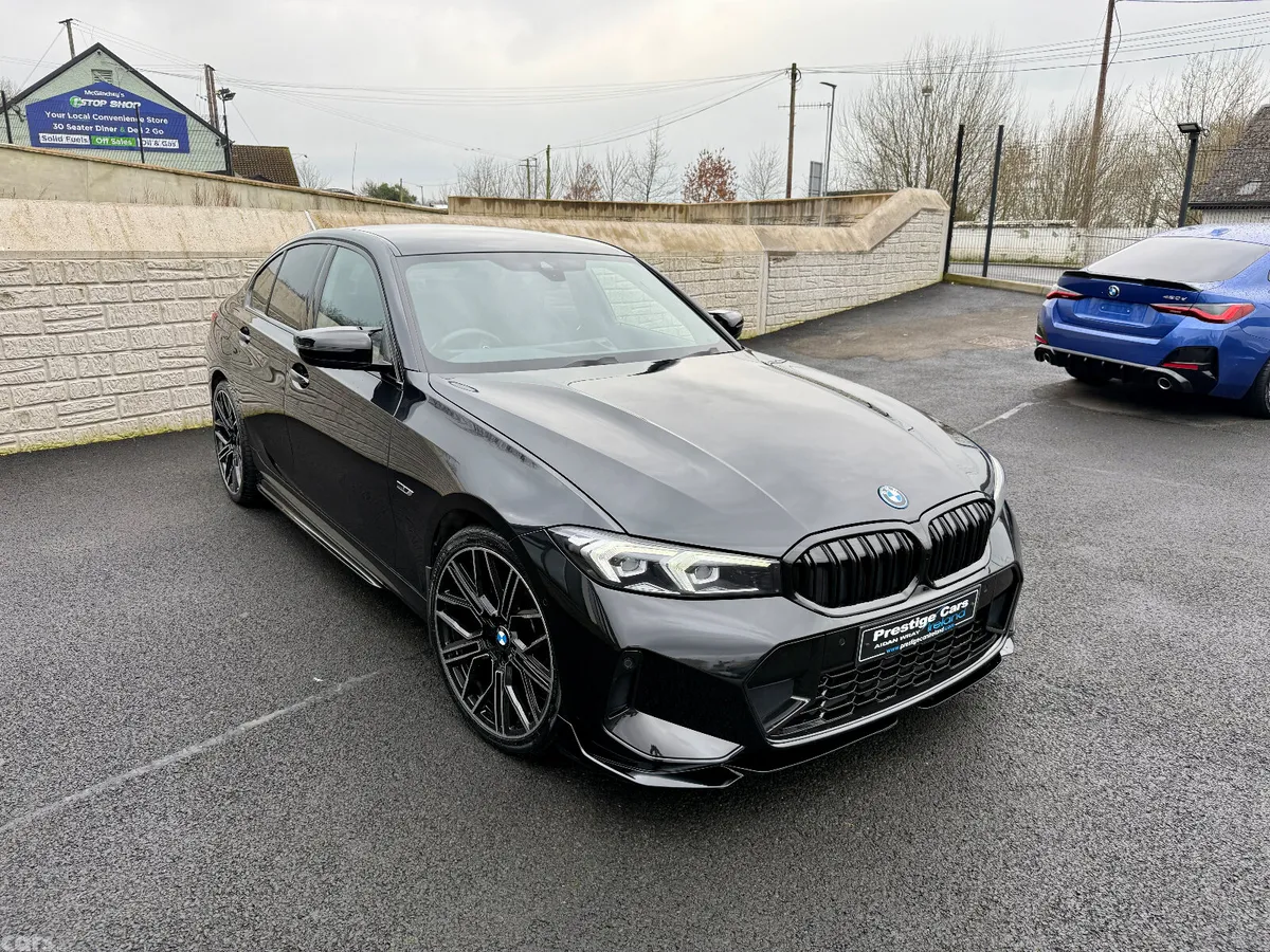 BMW 3-Series Saloon, Petrol Hybrid, 2023, Black