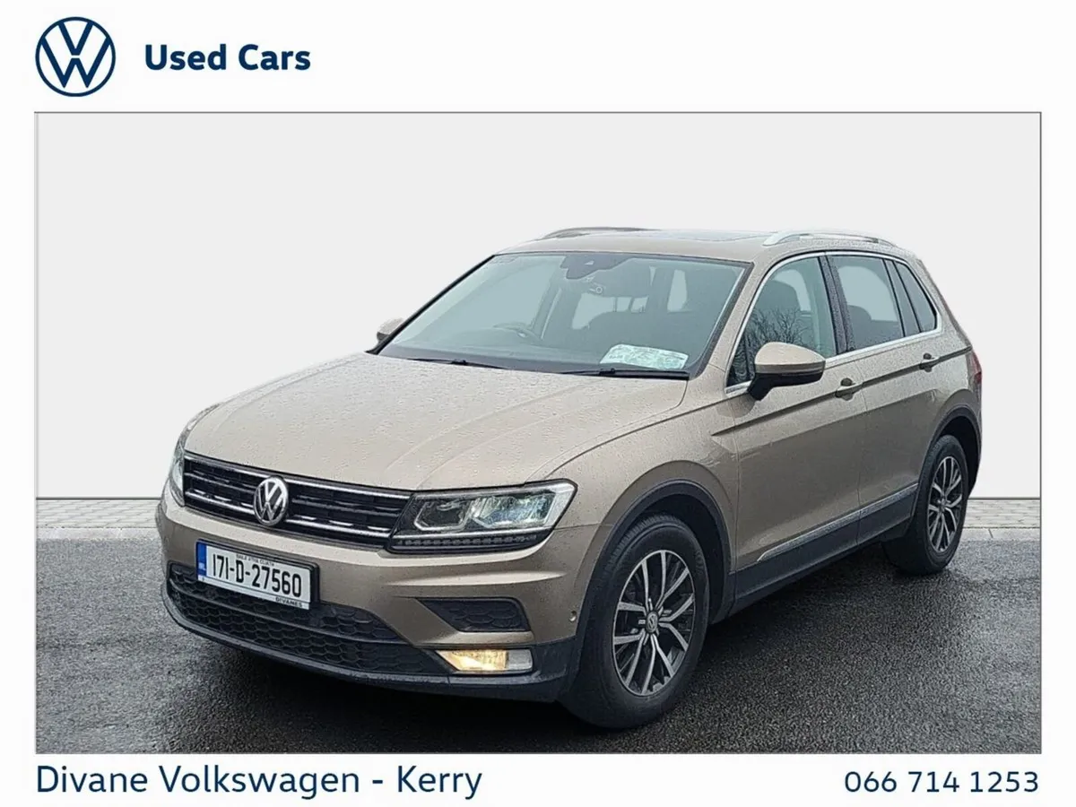 Volkswagen Tiguan SUV, Diesel, 2017, Beige