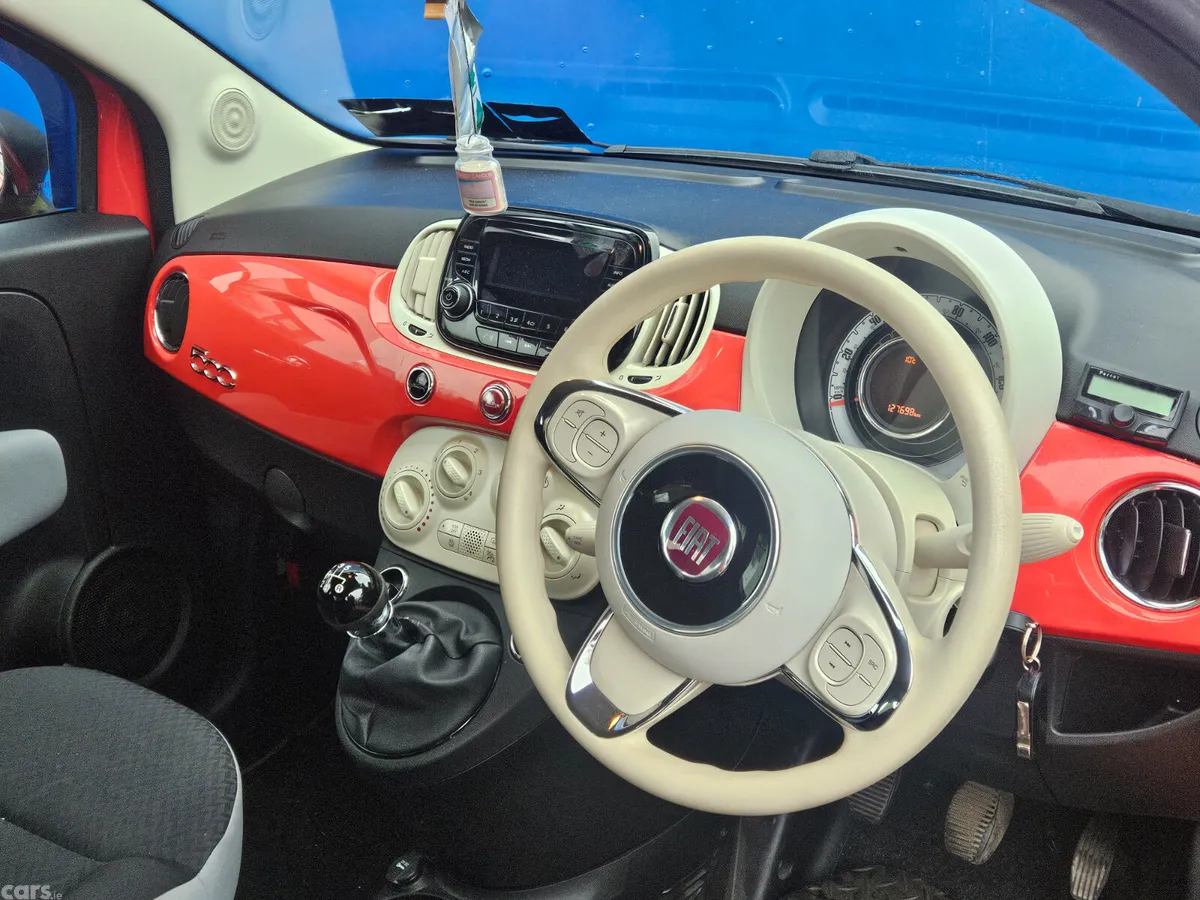 Fiat 500 Hatchback, Petrol, 2018, Pink