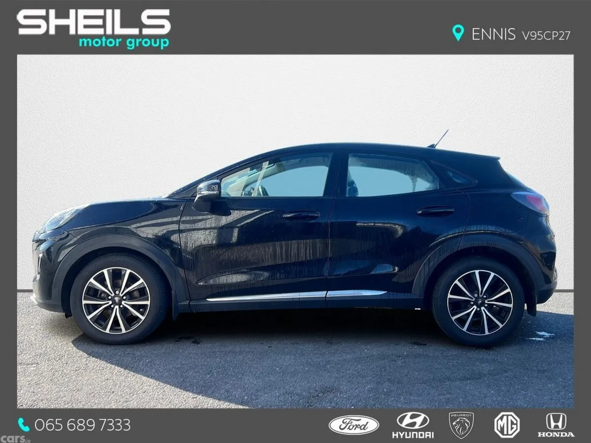 Ford Puma SUV, Petrol Hybrid, 2024, Black