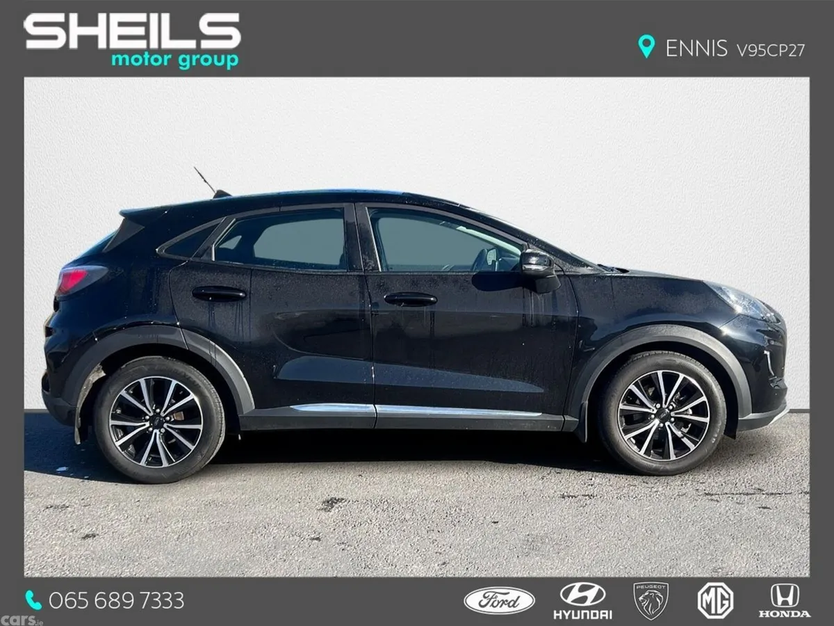 Ford Puma SUV, Petrol Hybrid, 2024, Black