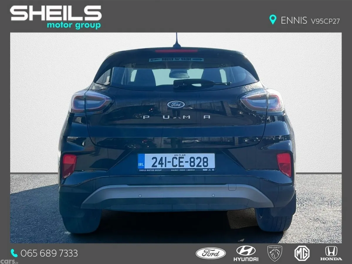 Ford Puma SUV, Petrol Hybrid, 2024, Black