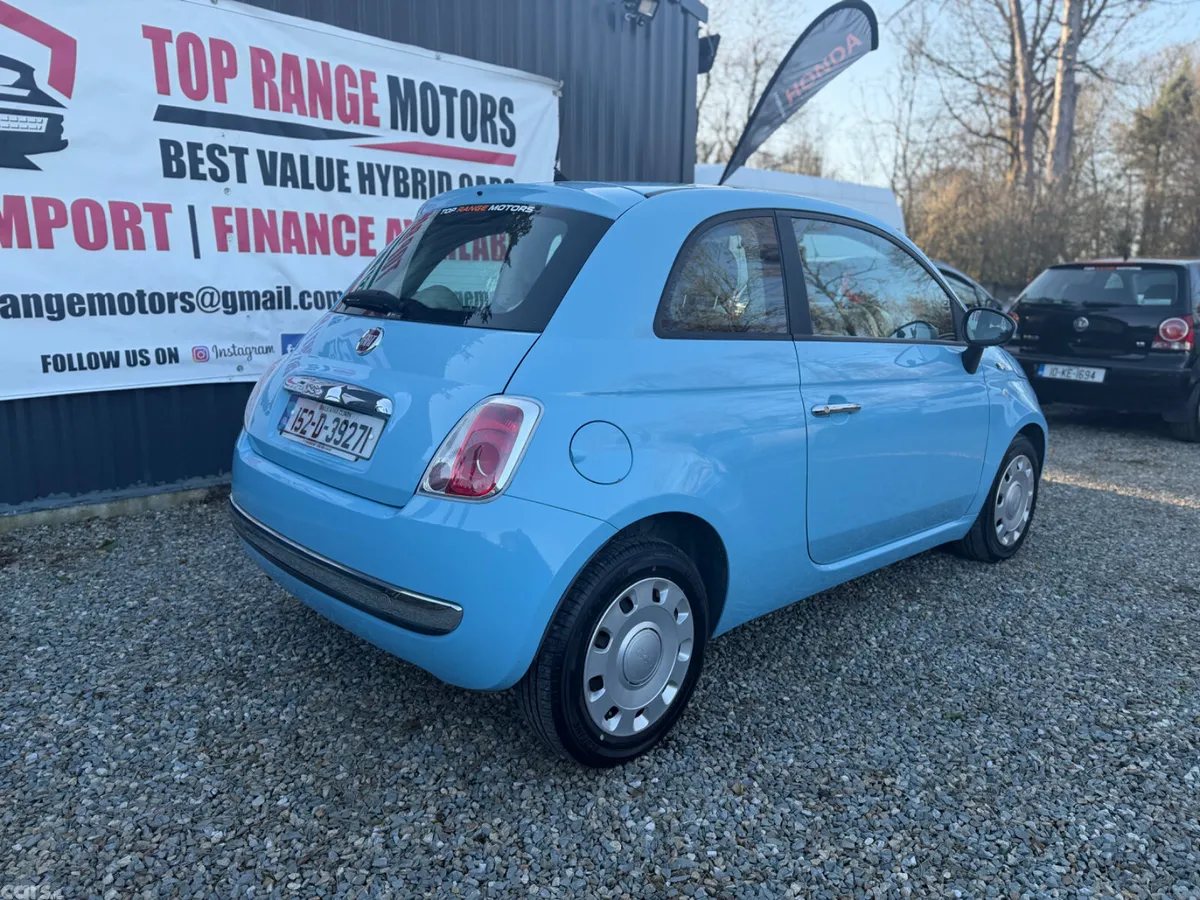 Fiat 500 Hatchback, Petrol, 2015, Blue