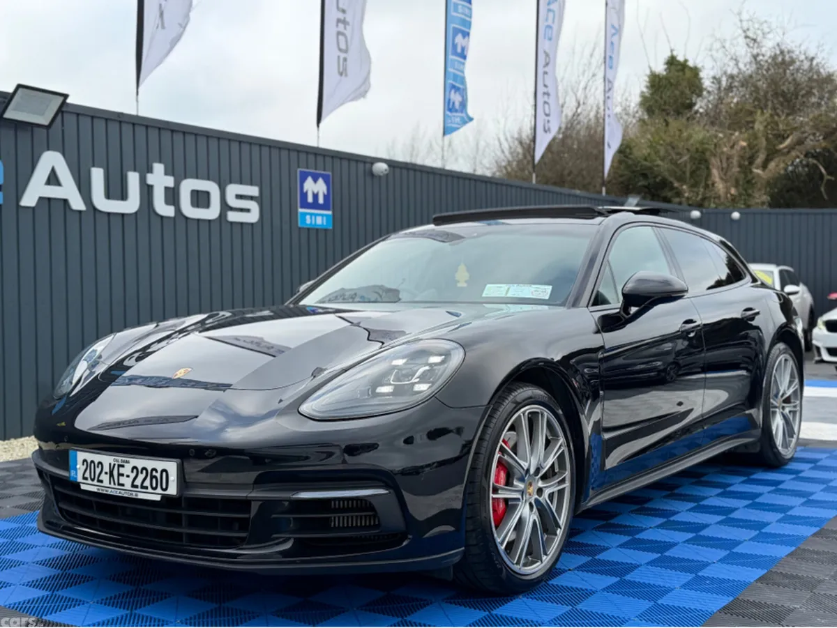 Porsche Panamera Estate, Petrol Hybrid, 2020, Black