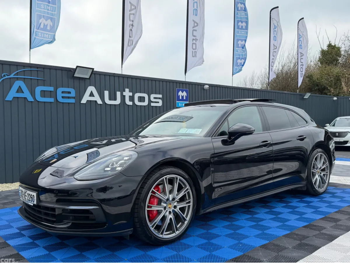 Porsche Panamera Estate, Petrol Hybrid, 2020, Black