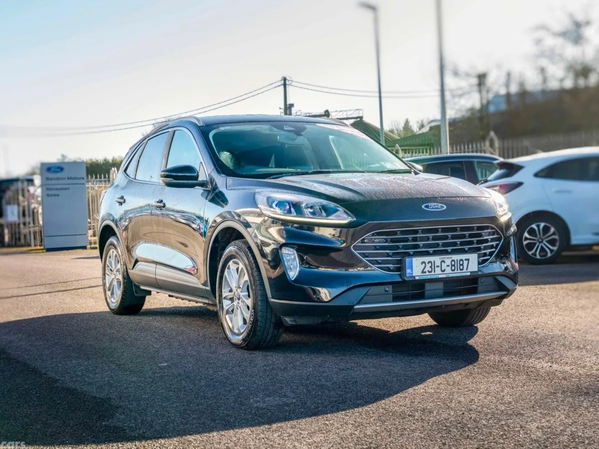 Ford Kuga SUV, Petrol Plug-in Hybrid, 2023, Black