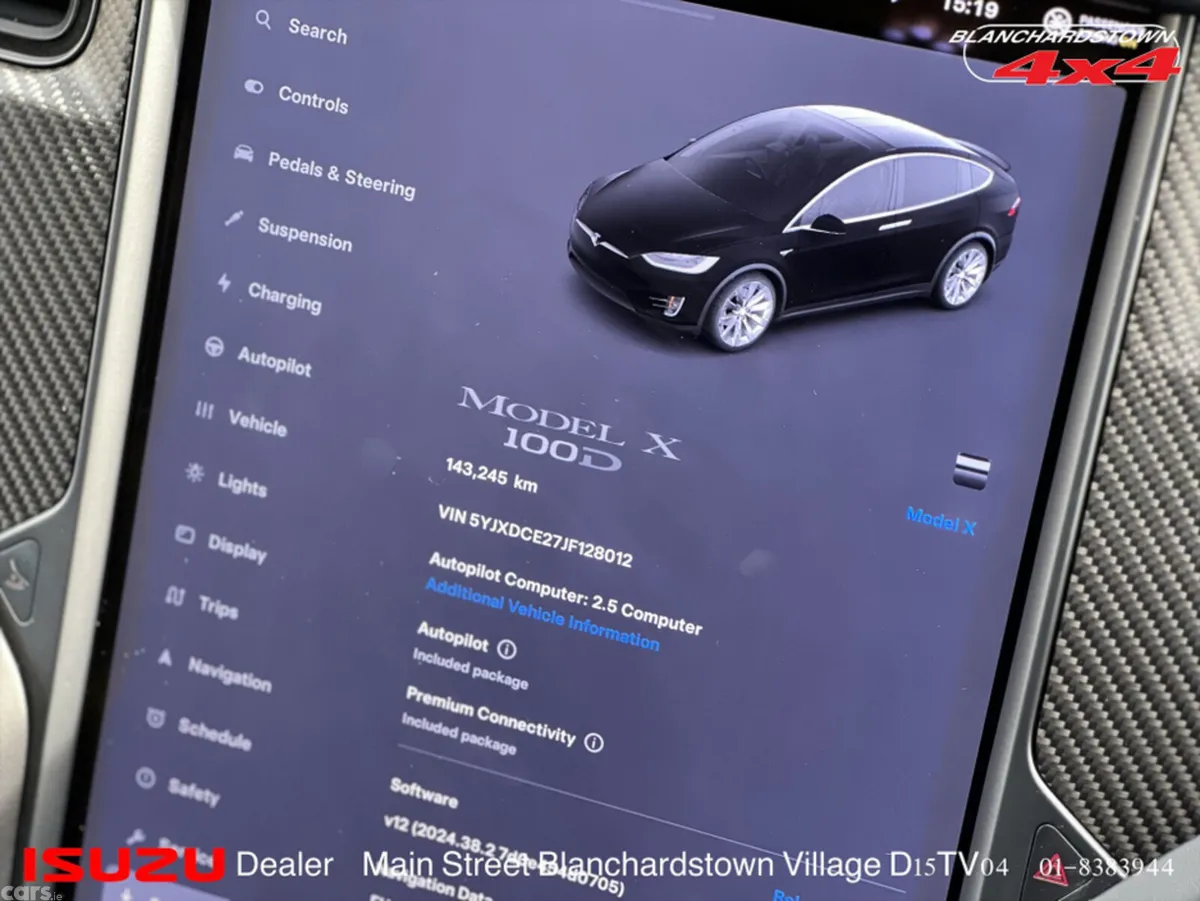 Tesla Model X MPV, Electric, 2019, Black