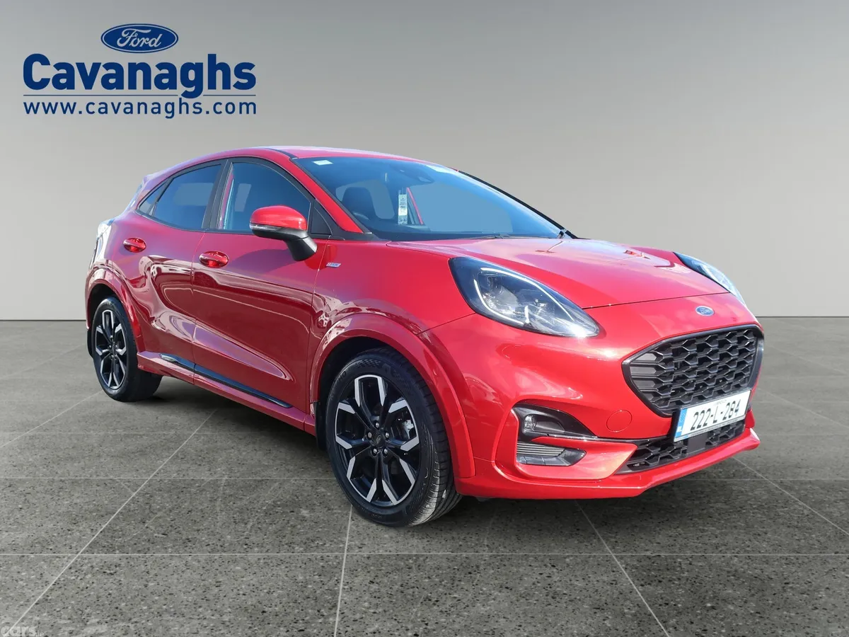 Ford Puma MPV, Petrol Hybrid, 2022, Red