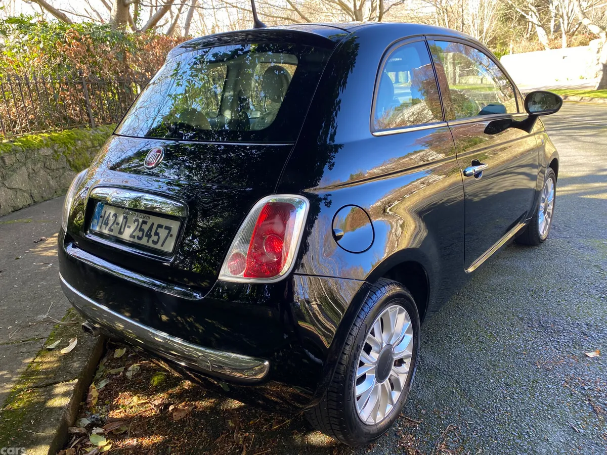 Fiat 500 Hatchback, Petrol, 2014, Black
