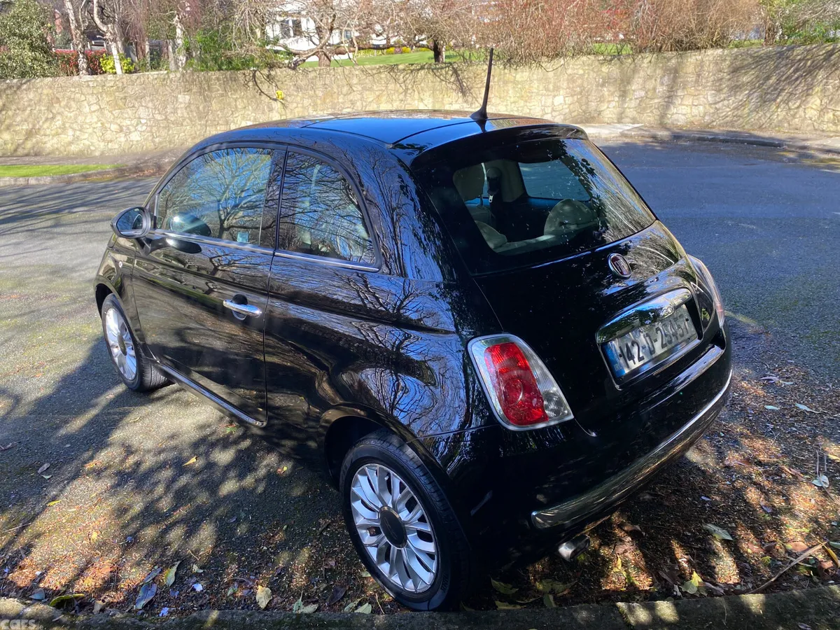 Fiat 500 Hatchback, Petrol, 2014, Black