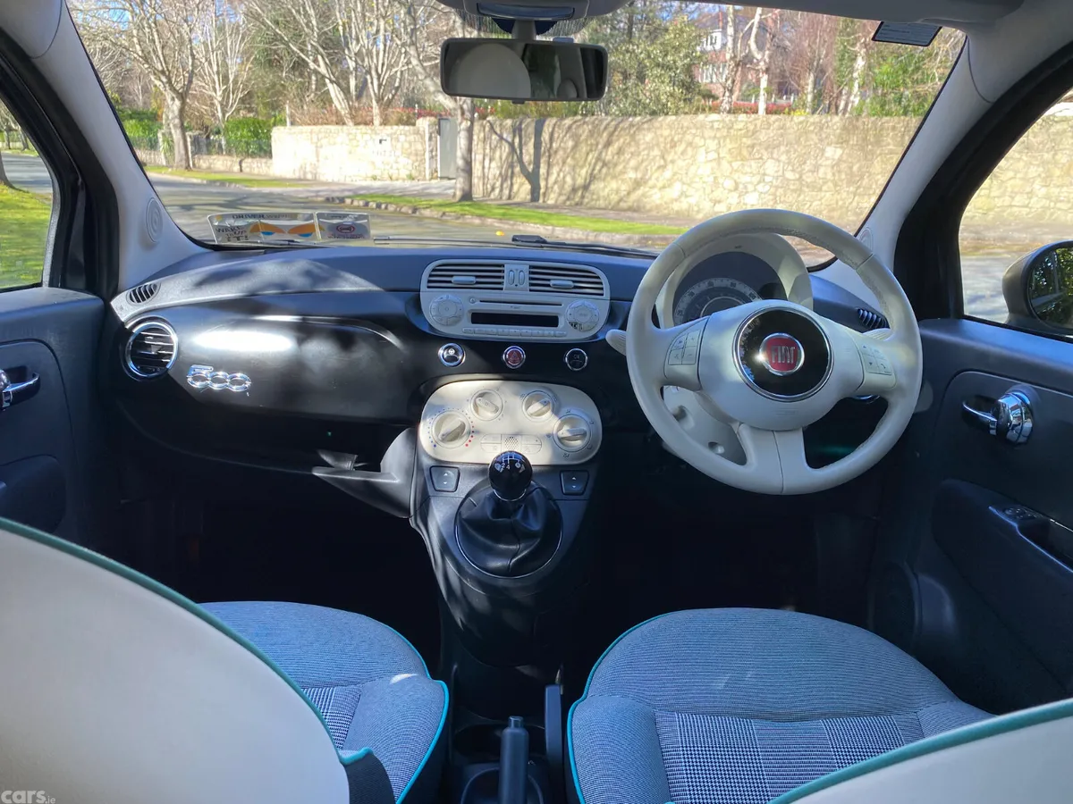 Fiat 500 Hatchback, Petrol, 2014, Black