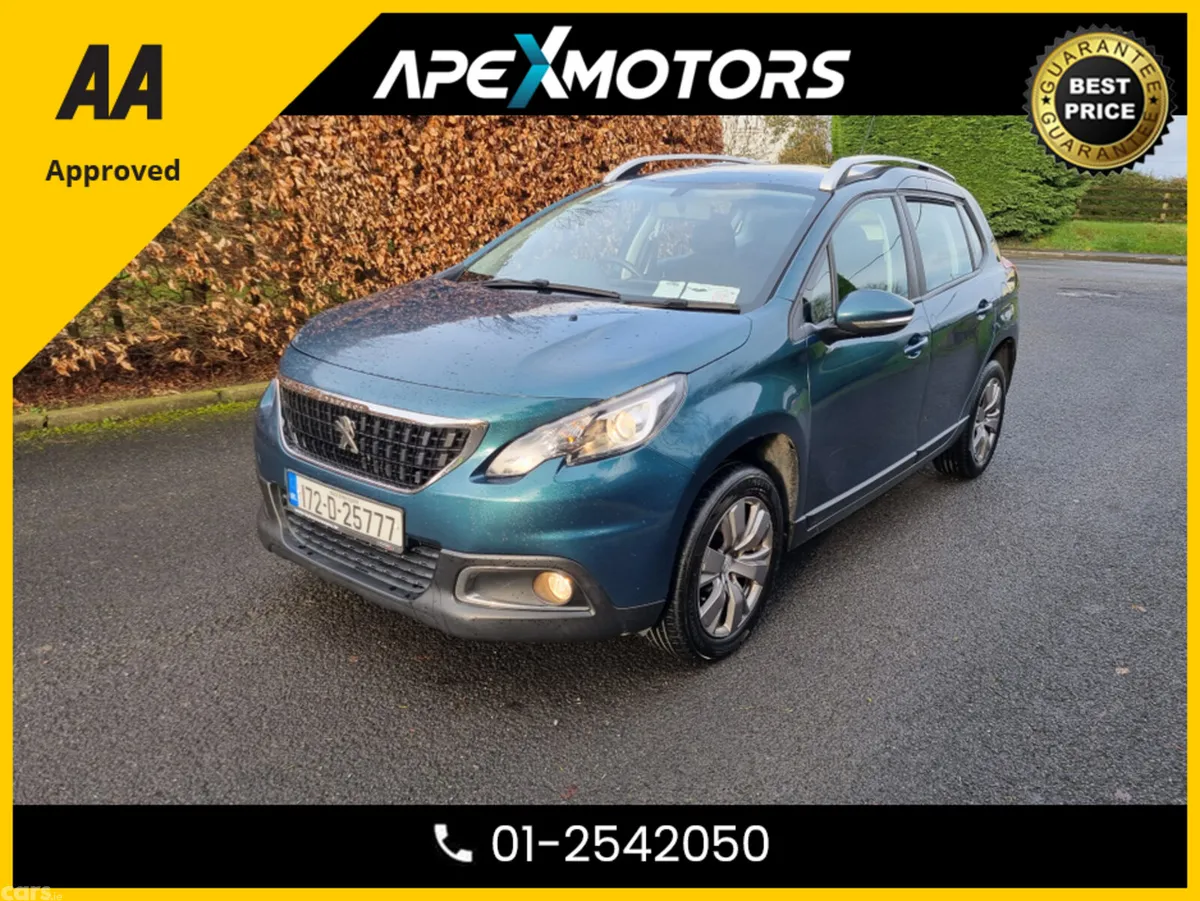 Peugeot 2008 SUV, Petrol, 2017, Green