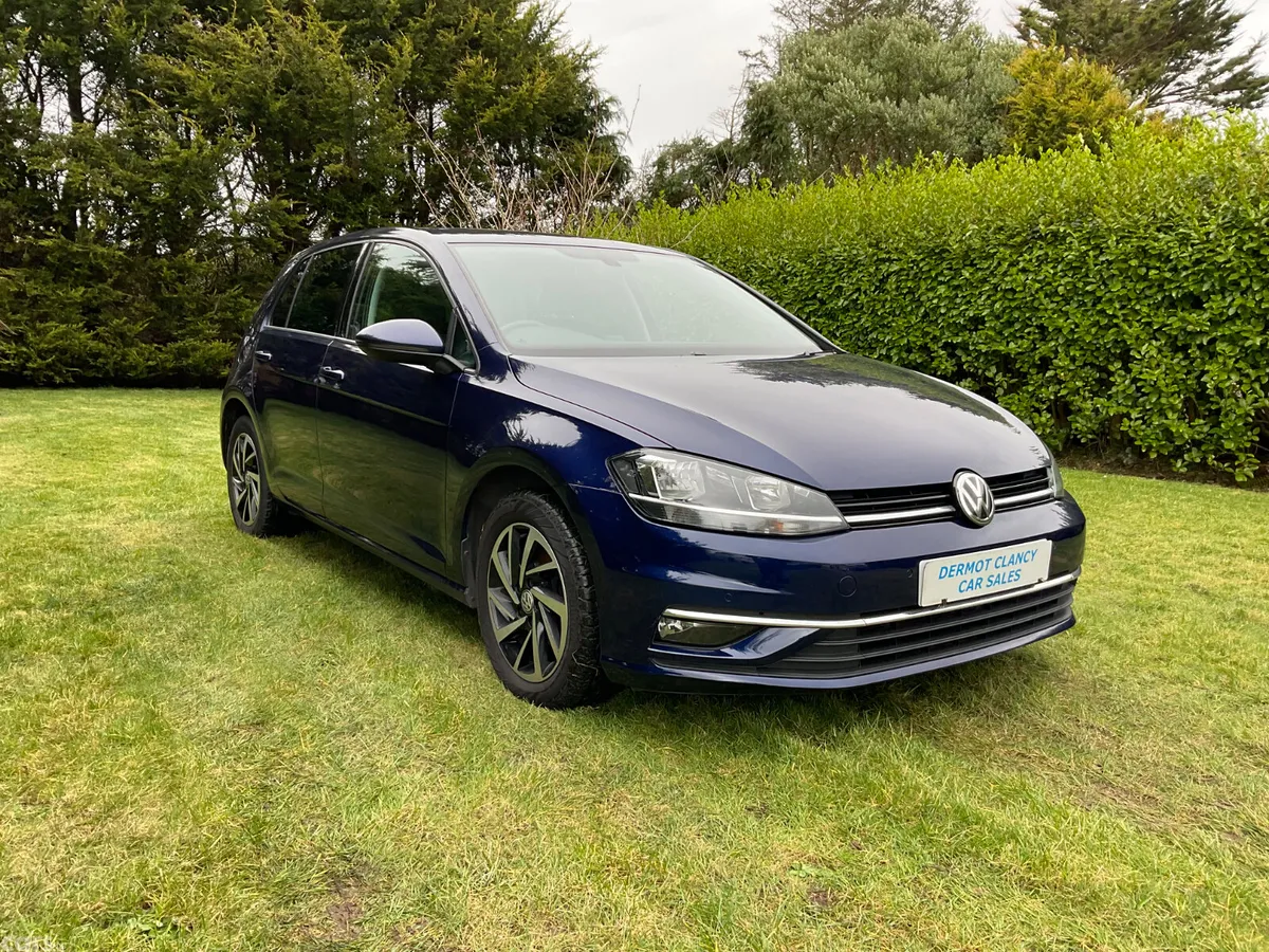 Volkswagen Golf Hatchback, Diesel, 2019, Blue