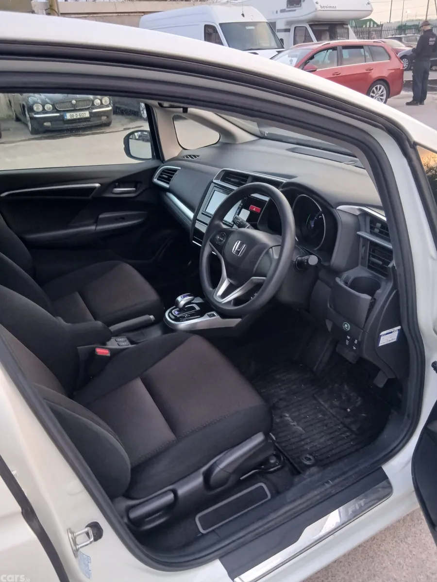 Honda Fit Hatchback, Petrol Hybrid, 2017, White