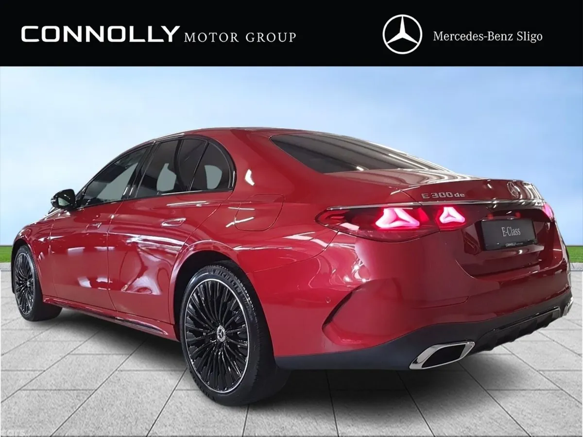 Mercedes-Benz E-Class Saloon, Diesel Plug-in Hybrid, 2026, Red