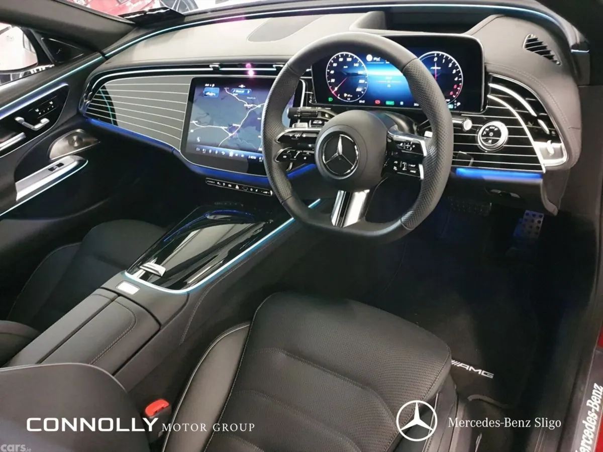 Mercedes-Benz E-Class Saloon, Diesel Plug-in Hybrid, 2026, Red