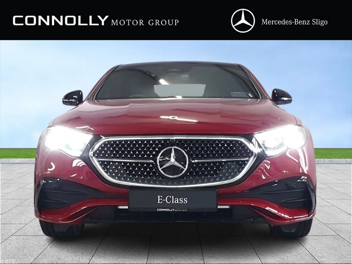 Mercedes-Benz E-Class Saloon, Diesel Plug-in Hybrid, 2026, Red