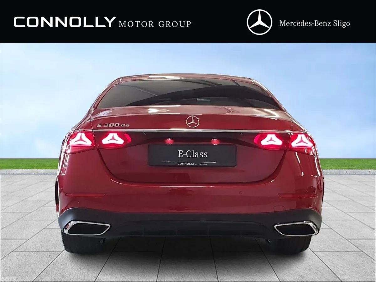 Mercedes-Benz E-Class Saloon, Diesel Plug-in Hybrid, 2026, Red