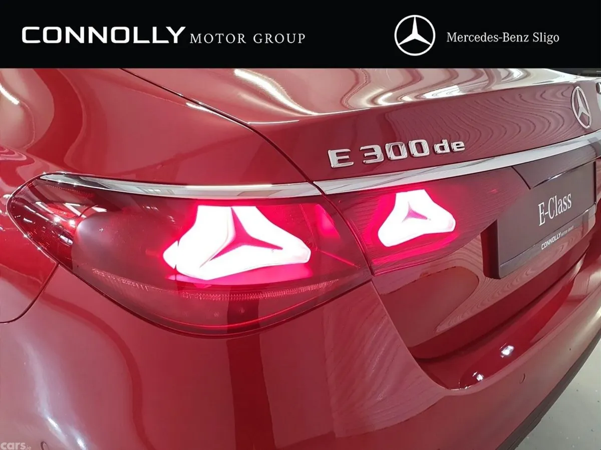 Mercedes-Benz E-Class Saloon, Diesel Plug-in Hybrid, 2026, Red