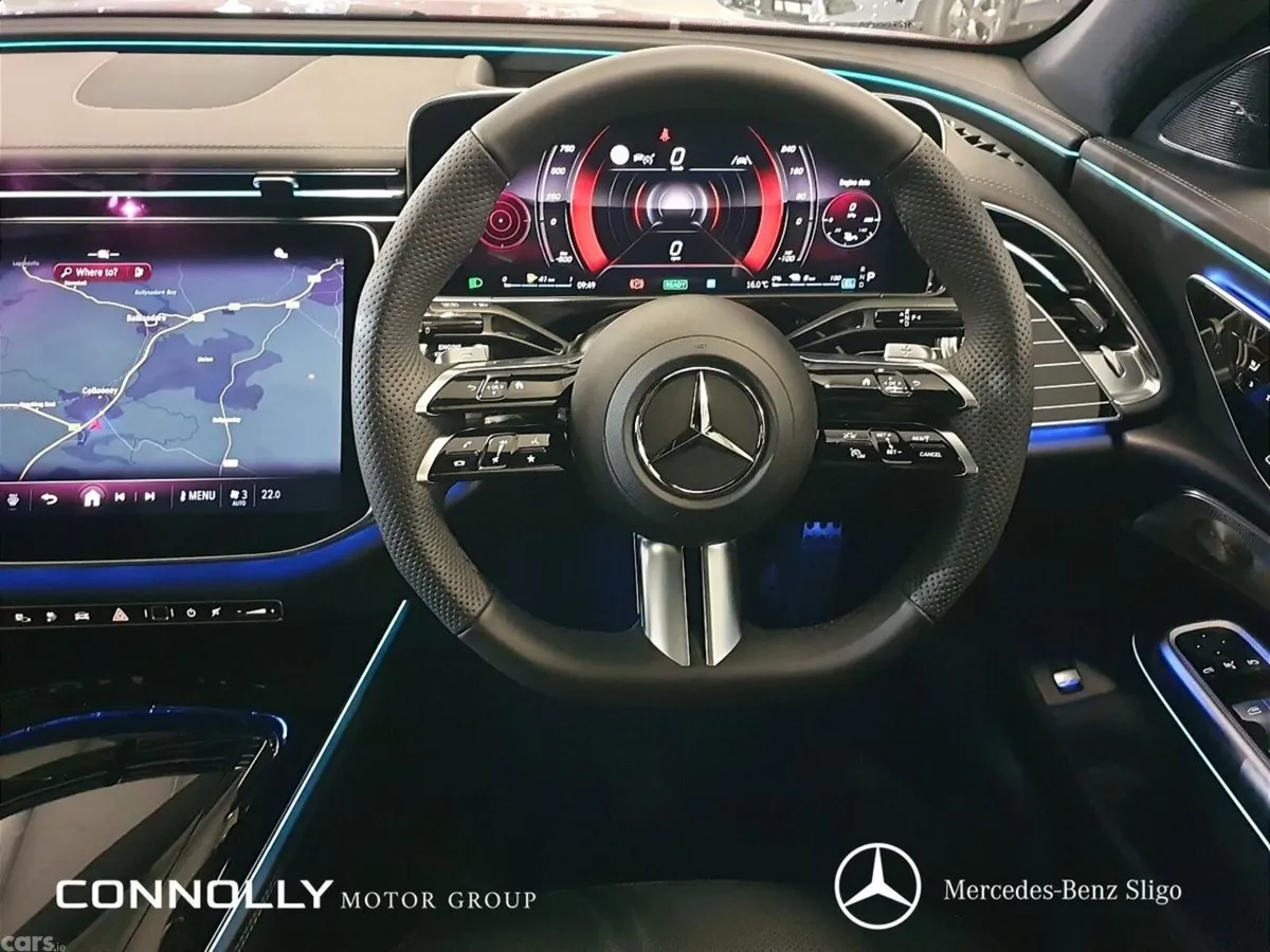 Mercedes-Benz E-Class Saloon, Diesel Plug-in Hybrid, 2026, Red