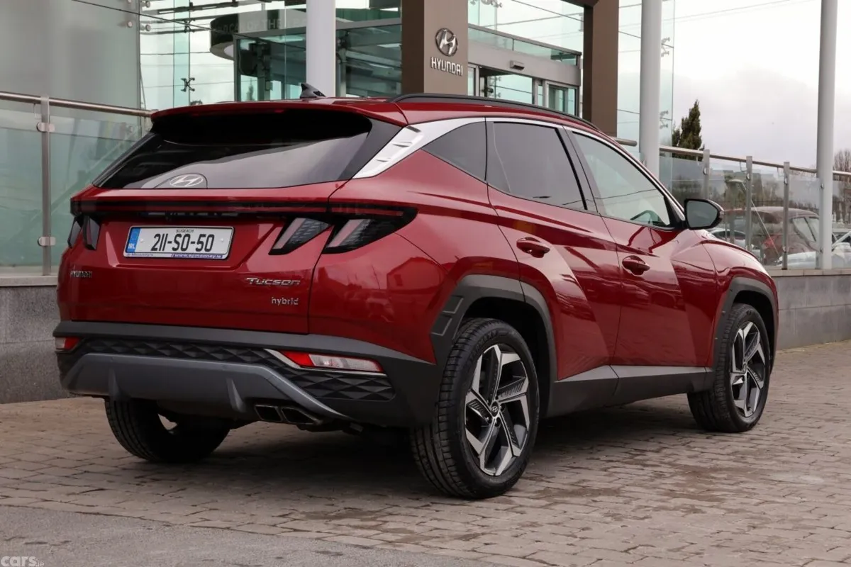 Hyundai Tucson SUV, Petrol Hybrid, 2021, Red